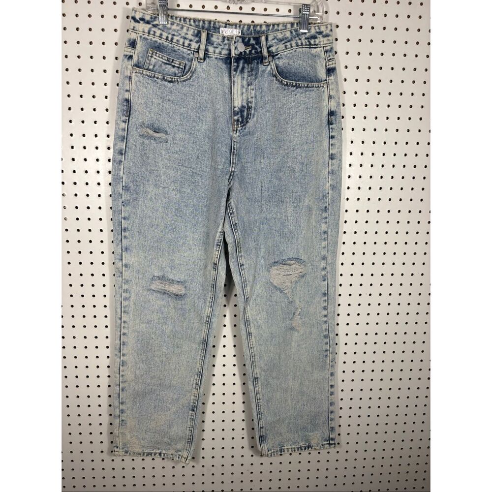 Venus straight leg stonewashed jeans size 12 - Picture 1 of 10